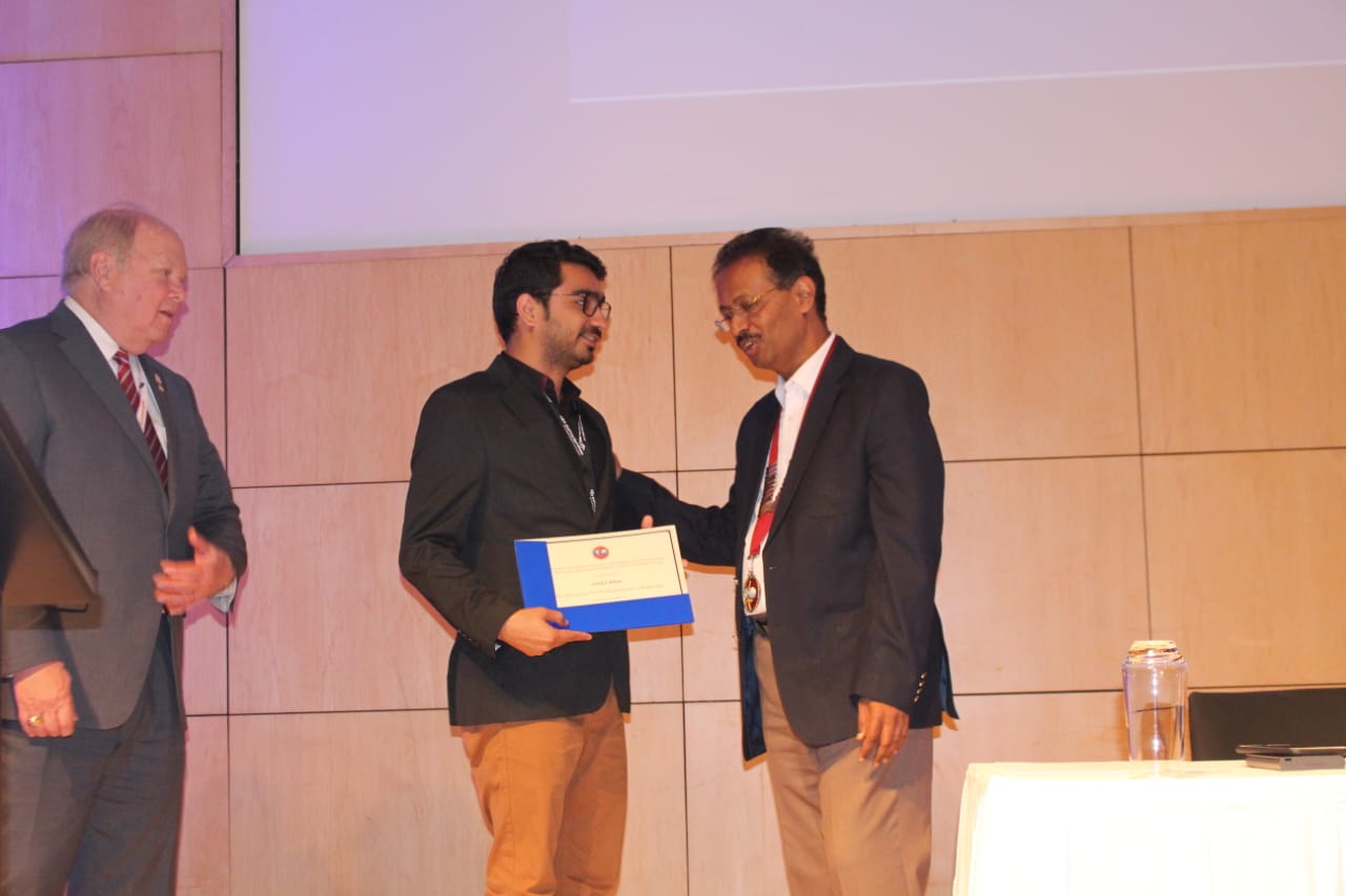 Awarded SICOT Internal Fellowship by the hands of Dr. S Rajasekaran sir at CapeTown, South Africa