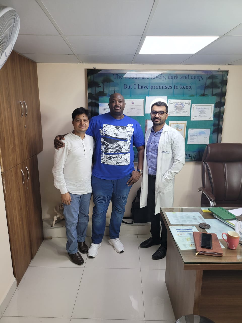 Patient visit from Cape Town for Spine Treatment at Apollo Clinic Nagpur